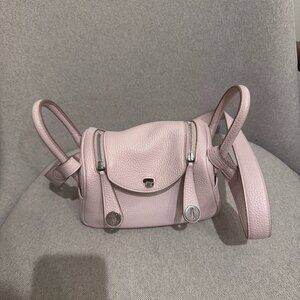 Taurillon Clemence Mini Lindy 20 Mauve Sylvestre